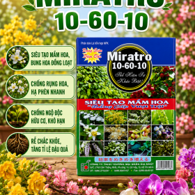 Phân bón MIRATRO 10-60-10 Siêu tạo mầm hoa (NGN)