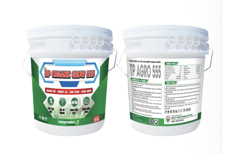 HP ORGANIC GROW 555 TP AGRO 555 20KG HOANG PHAT