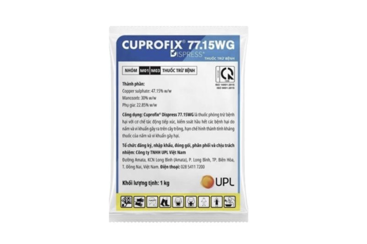 Thuốc trừ bệnh Cuprofix Dispress 77.15WG