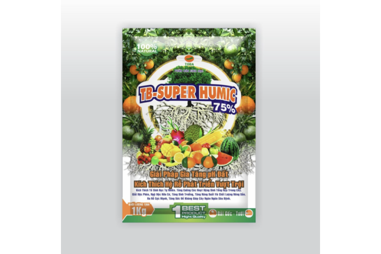 Phân bón sinh học TB SUPER HUMIC 75% 1KG
