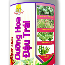 PHÂN BÓN SUPER ĐIỀU - DƯỠNG HOA ĐẬU TRÁI (TRÂU VÀNG)