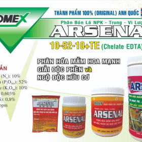 ARSENAL NPK-TRUNG-VI LƯỢNG 10-52-10+TE (CHELATE EDTA) BOLY