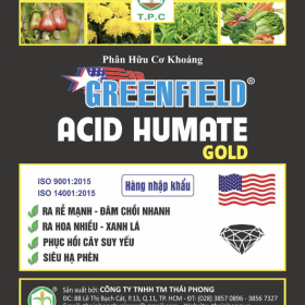 PHÂN HỮU CƠ KHOÁNG GREENFIELD® ACID HUMATE GOLD 