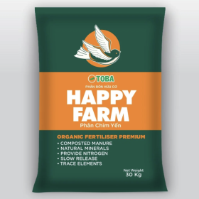 PHÂN BÓN HỮU CƠ HAPPY FARM 30KG