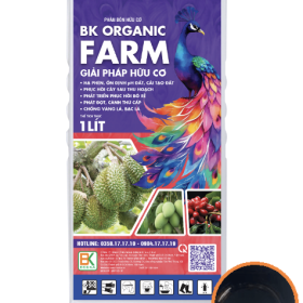 PHÂN HỮU CƠ BK ORGANIC FARM  - CHAI 1 LÍT