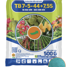 PHÂN BÓN HỖN HỢP NPK TB 7-5-44 +7,5S - GÓI 500G