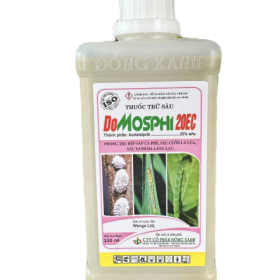 THUỐC TRỪ SÂU DOMOSPHI 20EC - phòng trị rệp sáp cà phê, sâu cuốn lá lúa, sâu xanh da láng lạc