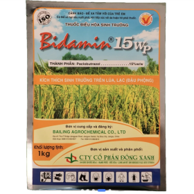 THUỐC ĐIỀU HÒA SINH TRƯỞNG BIDAMIN® 15WP - dùng trên lúa, lạc