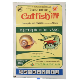 THUỐC TRỪ ỐC CATFISH® 70WP - Diệt trừ ốc bưu vàng hại lúa