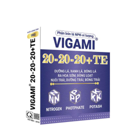 PHÂN BÓN LÁ NPK – VI LƯỢNG VIGAMI® 20-20-20 +TE