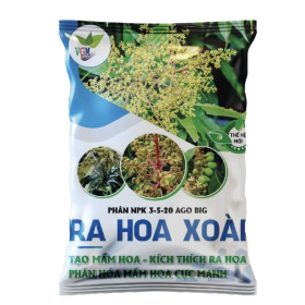 PHÂN BÓN NPK 3-5-20 AGO BIG RA HOA XOÀI 1KG  