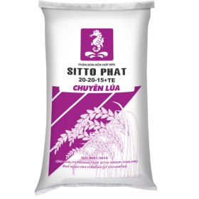 PHÂN BÓN SITTO PHAT 20-20-15+TE CHUYÊN LÚA (BAO 25KG)