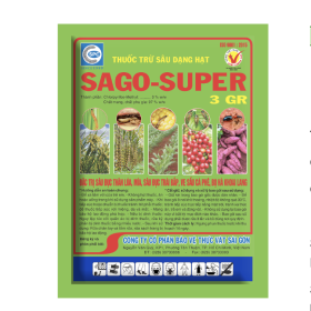 THUỐC TRỪ SÂU DẠNG HẠT SAGO-SUPER 3GR 