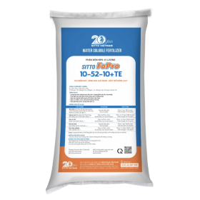 PHÂN BÓN NPK-VI LƯỢNG SITTO FOPRO 10-52-10+TE (Bao 20kg)