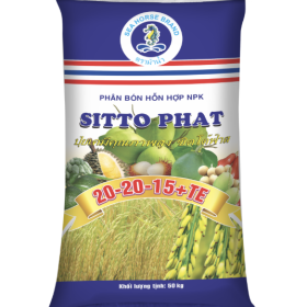 Phân bón SITTO PHAT 20-20-15+TE (Xanh Tím) (Bao 50kg)