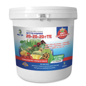 Phân bón NPK-Vi lượng SITTO FOPRO 20-20-20+TE (Xô 15kg)