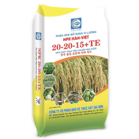 Phân NPK bổ sung vi lượng NPK HÀN-VIỆT 20-20-15+TE