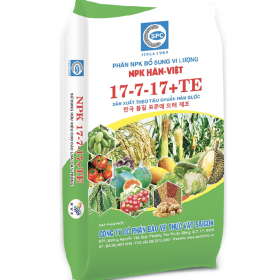PHÂN BÓN HỖN HỢP NPK HÀN-VIỆT 17-7-17+TE