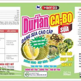 VIMY O2 DURIAN CA-BO SỮA 500ML