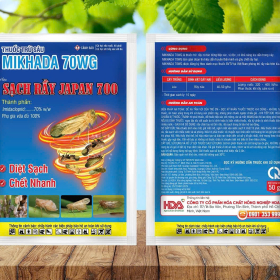 SẠCH RẦY JAPAN 700 MIKHADA70WG 50G HÓA CHẤT NÔNG NGHIỆP HDA