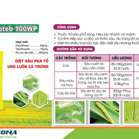 THUỐC TRỪ SÂU  COTEB 100WP KONA
