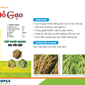 PHÂN BÓN HỮU CƠ VÔ GẠO KONA