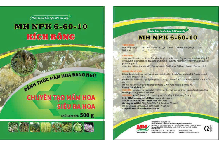 Phân bón lá MH NPK 6-60-10 KÍCH BÔNG