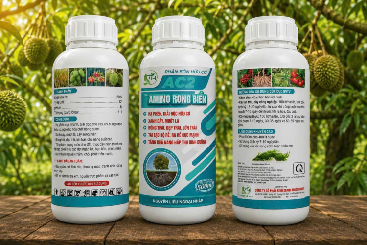 PHÂN BÓN HỮU CƠ AC2 - AMINO RONG BIỂN