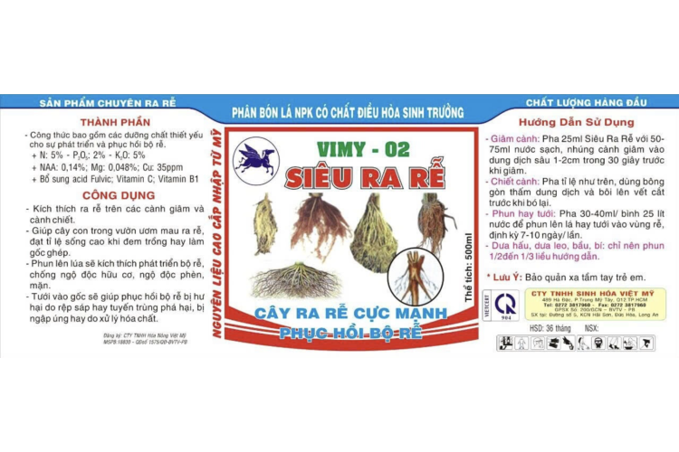 VIMY 02 PHÂN BÓN SIÊU RA RỄ 500ML