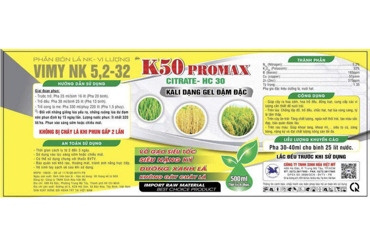 VIMY NK 5,2-32 K50-PROMAX 500ML
