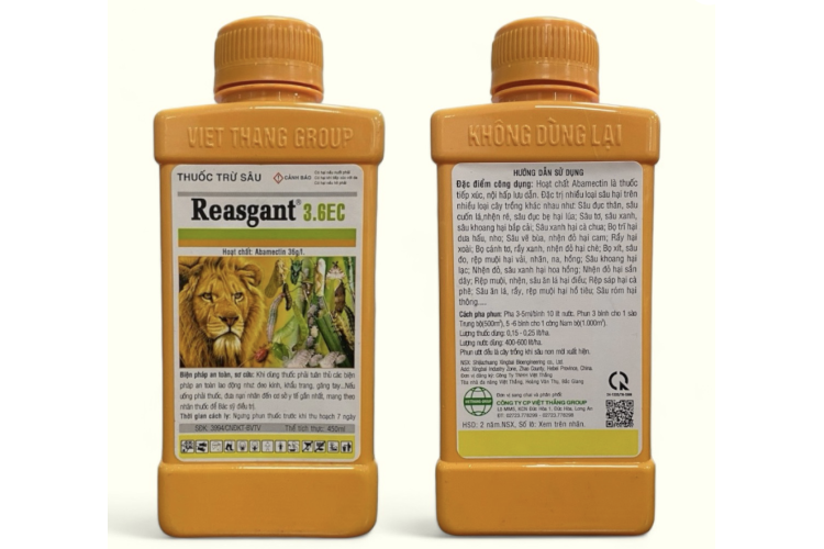 THUỐC TRỪ SÂU REASGANT 3.6EC 450ML
