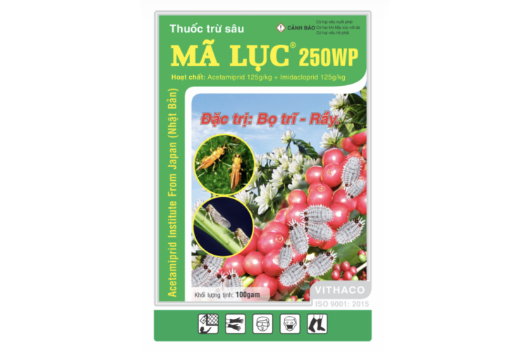 THUỐC TRỪ SÂU MÃ LỤC 250WP 100G
