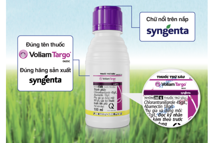 THUỐC TRỪ SÂU VOLIAM TARGO 063SC 250ml 