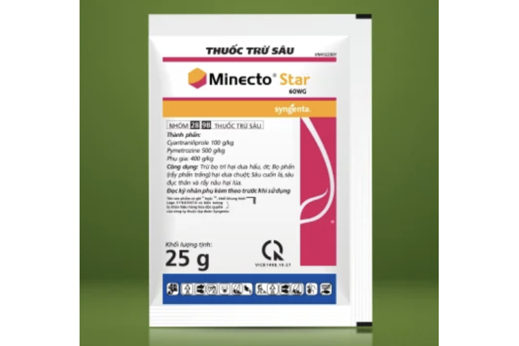 THUỐC TRỪ SÂU MINECTO STAR 60WG 25G