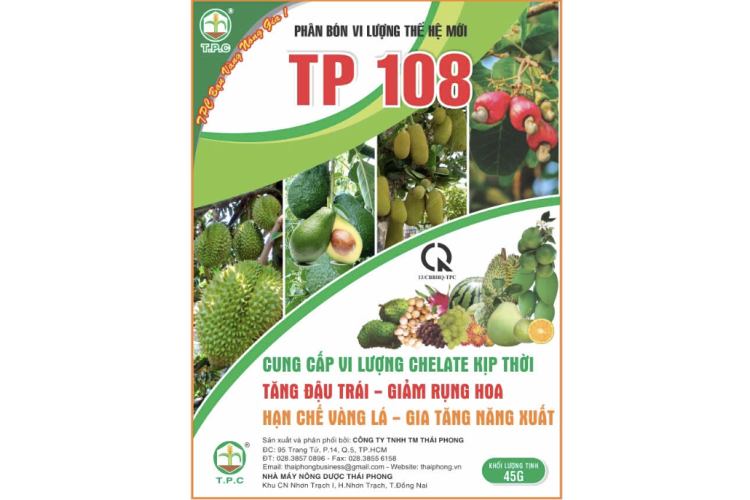 PHÂN BÓN TP 108 45G