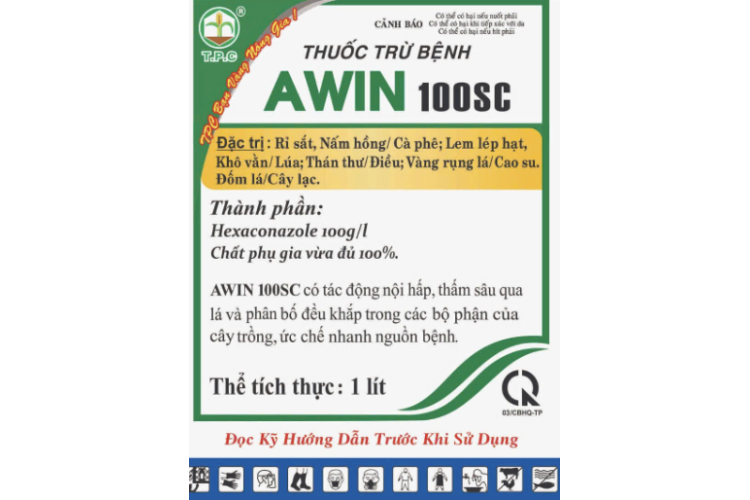 THUỐC TRỪ BỆNH AWIN 100SC 1 LÍT