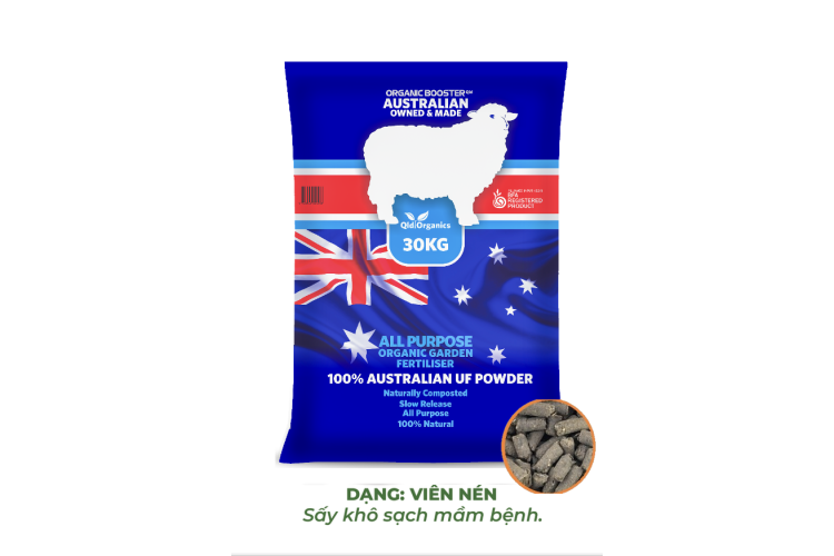 PHÂN HỮU CƠ ORGANIC BOOSTER - CON CỪU TÍM 30KG
