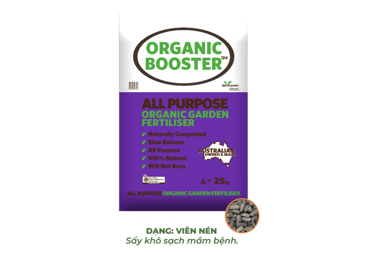 PHÂN HỮU CƠ ORGANIC BOOSTER - BAO 25KG 