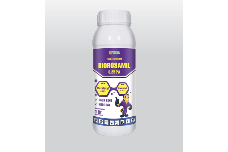 THUỐC TRỪ BỆNH BIOROSAMIL 0.25PA - CHAI 1 LÍT