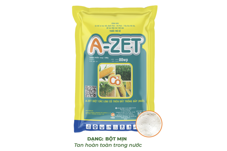 THUỐC DIỆT CỎ A-ZET 80WP - GÓI 50G