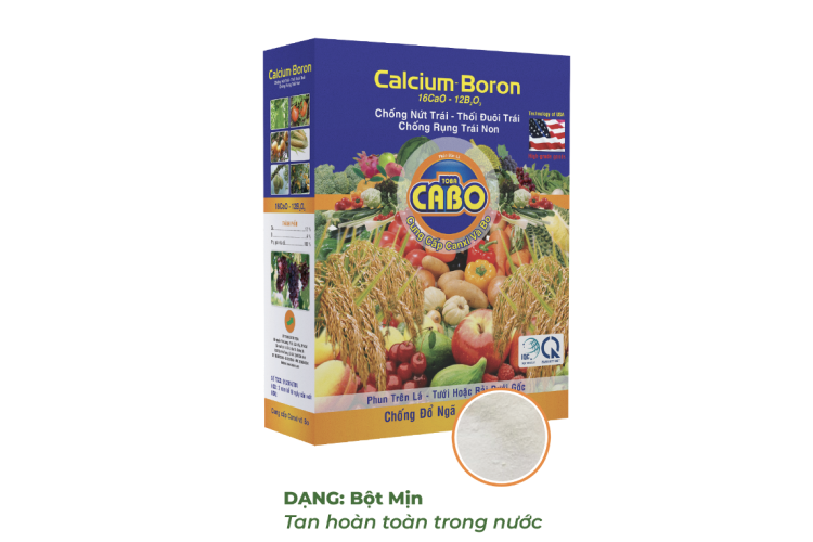 PHÂN BÓN LÁ TOBA CABO (CALCIUM-BORON) - HỘP 1KG