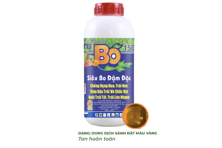 PHÂN BÓN LÁ TB BO 150 ĐẬM ĐẶC - CHAI 1 LÍT