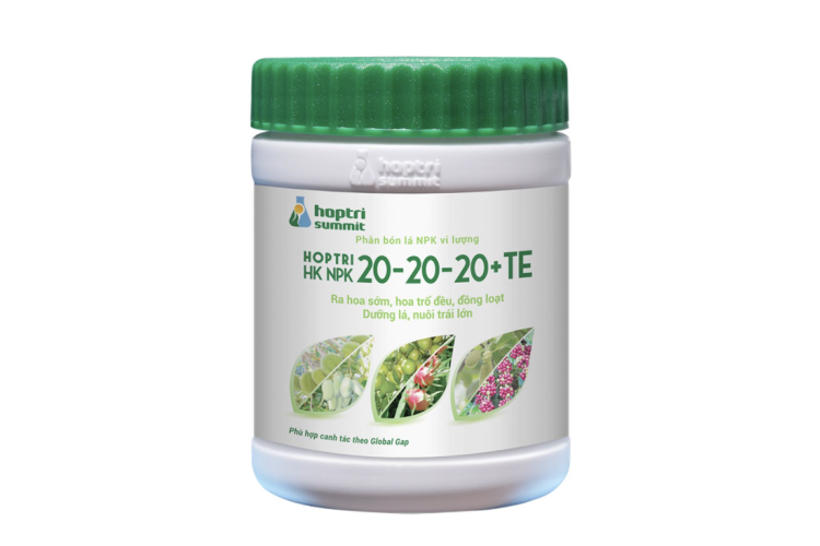 PHÂN BÓN LÁ HỢP TRÍ HK NPK 20-20-20+TE - HỘP 250G