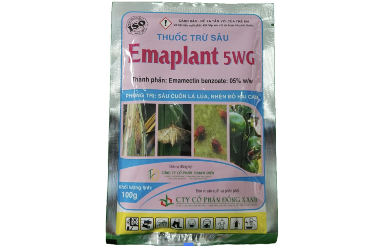 THUỐC TRỪ SÂU EMAPLANT 5WG - Phòng trị sâu cuốn lá lúa, nhện đỏ hại cam