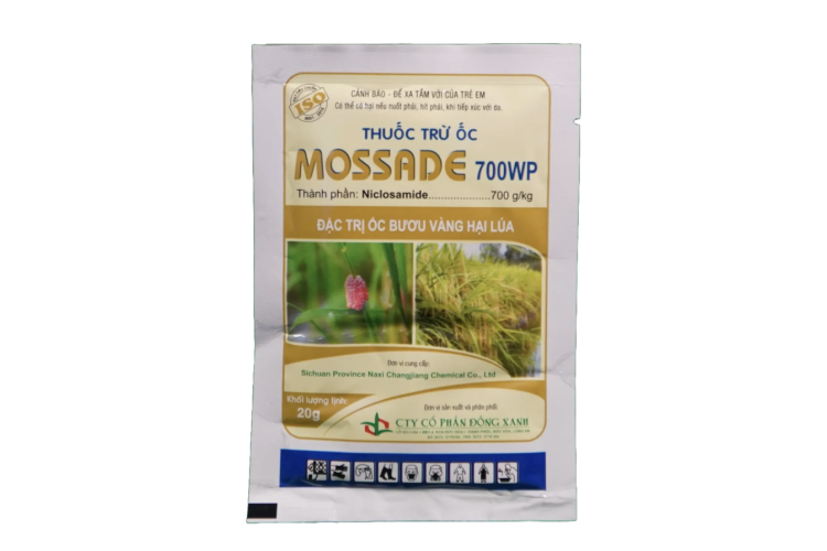 THUỐC TRỪ ỐC MOSSADE 700WP​​​​​​​ - Diệt trừ ốc bươu vàng hại lúa