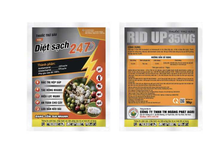 THUỐC TRỪ SÂU RID UP 35WG - HIỆU DIỆT SẠCH 247 