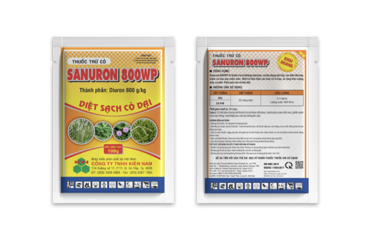THUỐC TRỪ CỎ SANURON 800WP (Khai hoang)