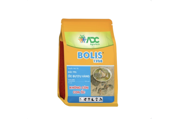 THUỐC TRỪ ỐC BƯƠU VÀNG BOLIS 12GB ADC