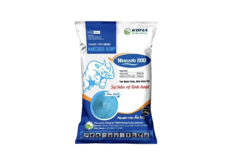 THUỐC TRỪ BỆNH HINOZEB 800 (AN-K-ZEB 800WP)