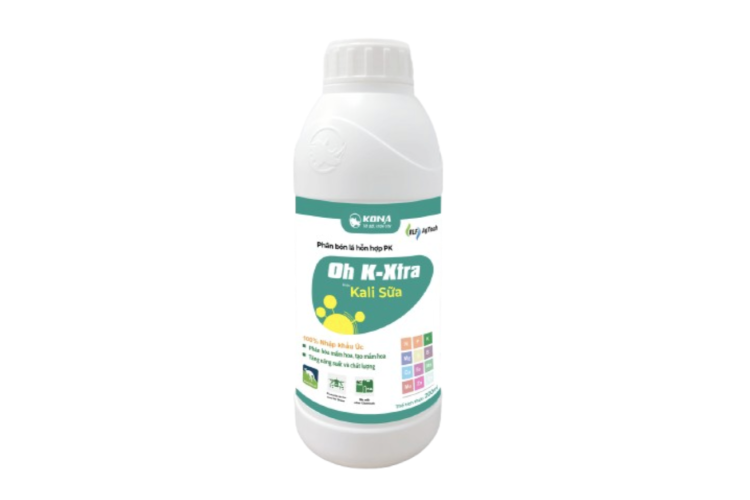 PHÂN BÓN LÁ HỖN HỢP PK OH K-XTRA - HIỆU KALI SỮA KONA